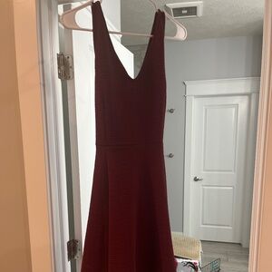 Maroon summer dress